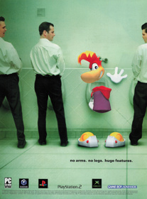 Rayman 3: Hoodlum Havoc - Advertisement Flyer - Front