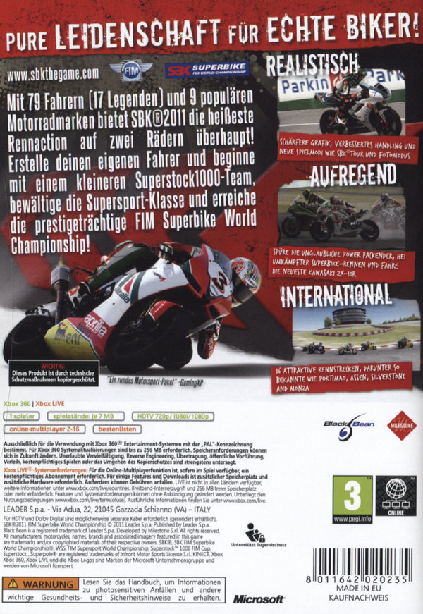 SBK 2011: Superbike World Championship Images - LaunchBox Games Database