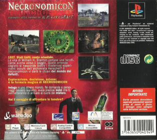 Necronomicon: The Dawning of Darkness - Box - Back Image