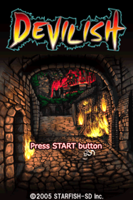 Classic Action: Devilish - Screenshot - Game Title Image