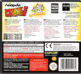 Neopets Puzzle Adventure - Box - Back - Reconstructed