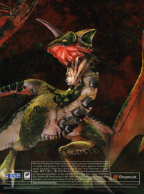 Phantasy Star Online - Advertisement Flyer - Front