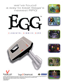 EGG: Elemental Gimmick Gear - Advertisement Flyer - Front