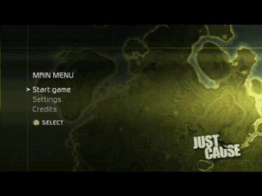 Just Cause - Screenshot - Game Select