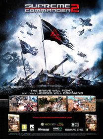 Supreme Commander 2 - Advertisement Flyer - Front