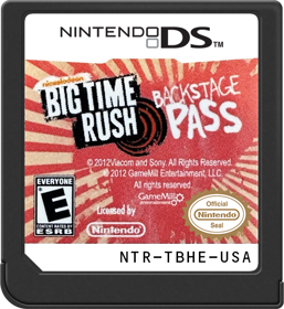 Big Time Rush: Backstage Pass - Cart - Front Image