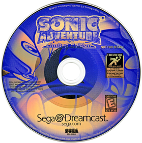 Sonic Adventure: Limited Edition - Disc