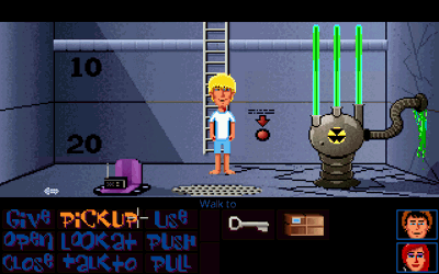 Maniac Mansion Deluxe - Screenshot - Gameplay