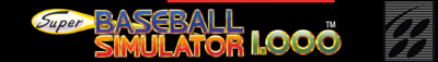 Super Baseball Simulator 1.000 - Box - Spine