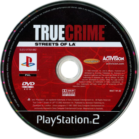 True Crime: Streets of LA - Disc