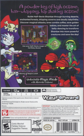 Shantae: Risky's Revenge: Director's Cut - Box - Back