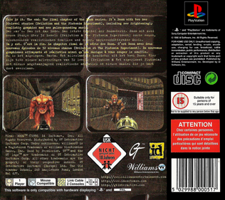 Final DOOM - Box - Back Image