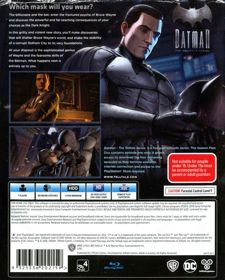 Batman: The Telltale Series - Box - Back