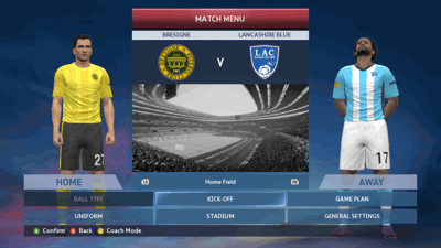 PES 2015: Pro Evolution Soccer - Screenshot - Game Select