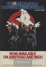 Ghostbusters - Advertisement Flyer - Front