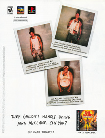 Die Hard Trilogy 2: Viva Las Vegas - Advertisement Flyer - Front