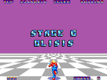 Space Harrier - Screenshot - Gameplay