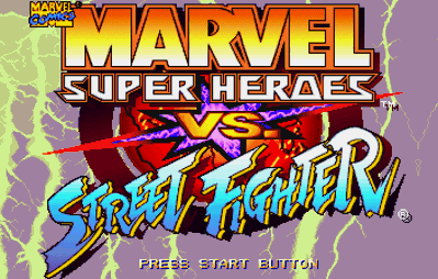 Marvel Super Heroes vs. Street Fighter - Screenshot - Game Title