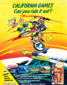 California Games - Advertisement Flyer - Front