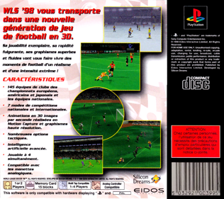 World League Soccer '98 - Box - Back