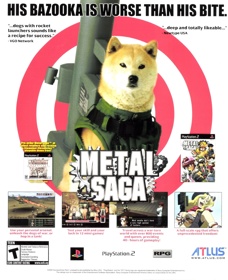 Metal Saga - Advertisement Flyer - Front