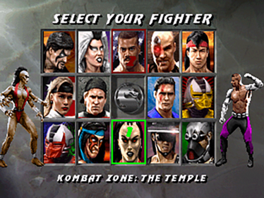 Mortal Kombat 3 - Screenshot - Game Select Image