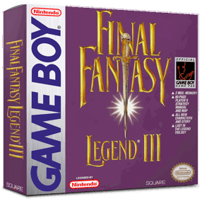 Final Fantasy Legend III - Box - 3D Image