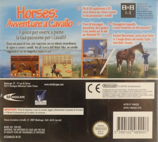 Real Adventures: Wild Horses: The Quest for the Golden Horse - Box - Back