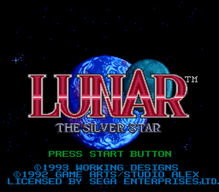 Lunar: The Silver Star - Screenshot - Game Title Image