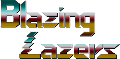 Blazing Lazers - Clear Logo