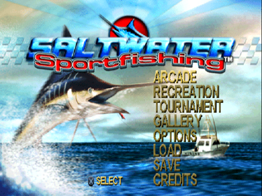 Saltwater Sportfishing - Screenshot - Game Title Image