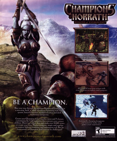 Champions of Norrath - Advertisement Flyer - Front