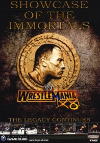 WWE WrestleMania X8 - Advertisement Flyer - Front