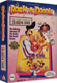 Rock-A-Doodle: The Computerized Coloring Book - Box - 3D