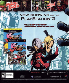 Viewtiful Joe - Advertisement Flyer - Front