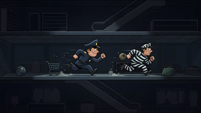 Keystone Kapers - Fanart - Background