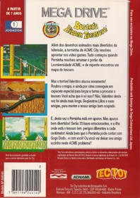 Tiny Toon Adventures: Buster's Hidden Treasure - Box - Back