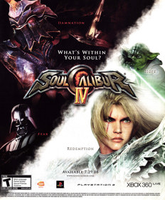 SoulCalibur IV - Advertisement Flyer - Front