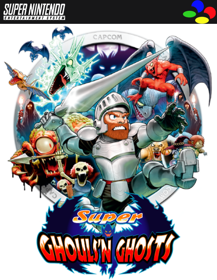 Super Ghouls 'n Ghosts - Fanart - Box - Front