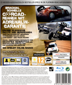 Colin McRae: DiRT - Box - Back
