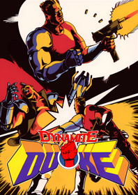 Dynamite Duke - Fanart - Box - Front