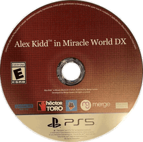 Alex Kidd in Miracle World DX - Disc