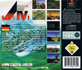 A-Train: Trains, Power, Money - Box - Back