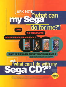 Heart of the Alien: Out of This World Parts I and II - Advertisement Flyer - Front