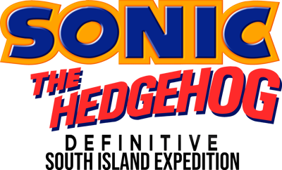 Sonic 1 : South Island Expedition (formerly Sonic 1 Definitive) - Clear Logo