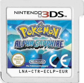 Pokémon Alpha Sapphire - Cart - Front