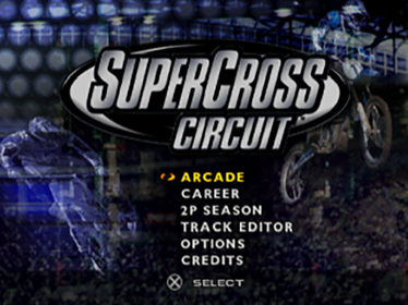 Supercross Circuit - Screenshot - Game Select