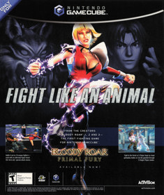 Bloody Roar: Primal Fury - Advertisement Flyer - Front
