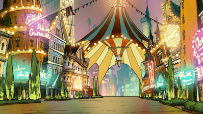 Professor Layton and the Miracle Mask - Fanart - Background
