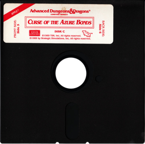 Advanced Dungeons & Dragons: Curse of the Azure Bonds - Disc Image